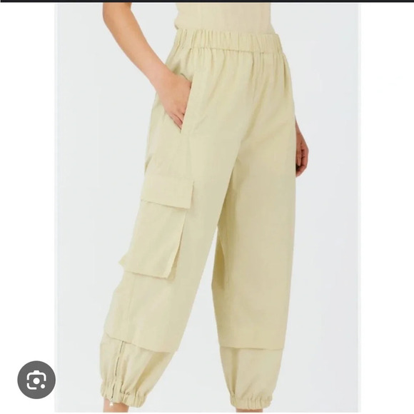 TIBI Powder Nylon Pull On Wilt Jogger - Picture 1 of 6